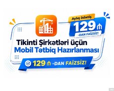 Tikinti şirkətləri üçün mobil proqram hazırlanması