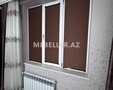 Plisse jalüzi pərdə modeli