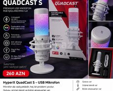Mikrofon HyperX QuadCast S White
