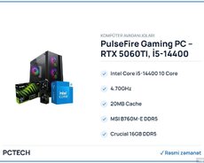 PulseFire Gaming PC - RTX 5060TI, İ5-14400