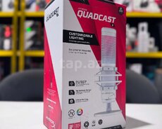 HyperX QuadCast S White-Grey (519P0AA) USB gaming microphone