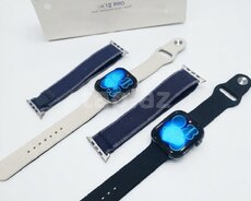HK12 Pro ağıllı saat Black, Silver