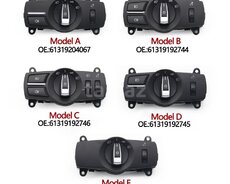 BMW F10, BMW F01, BMW F02 işıq düymələri