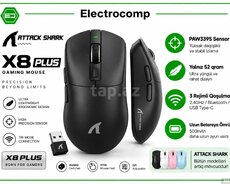 Attack Shark X8 PLUS BLACK  Gaming mouse