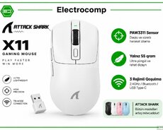 Attack Shark X11 WHITE  Gaming mouse