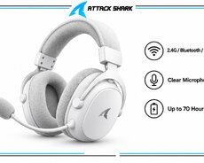 Headphone Attack Shark L80 Pro White