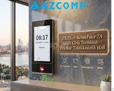 ZKTeco SenseFace 7A (Üz tanıma və giriş nəzarət Terminal)