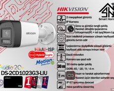 Hikvision ColorVu 3.0 2MP IP videomüşahidə kamerası DS-2CD1023G3-LIU