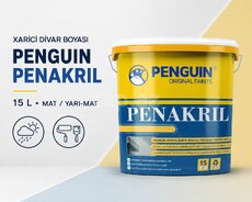 Penguin Penakril xarici divar boyası 15 litr