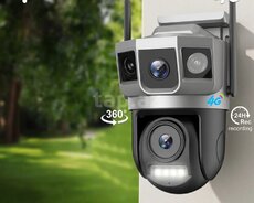 2 kamera wifi simsiz ptz360 AI kamera 8mp 4k