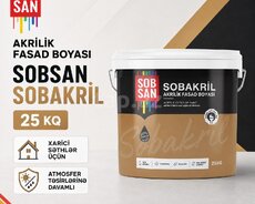 Sobsan SOBAKRİL akrilik fasad boyası 25 kq