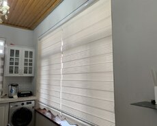 Haluz sifarisi perde dikey, zebra gunluk stor, plise