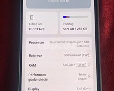 OPPO A78 Aqua Green 256GB 8GB