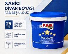 FAB Beş Ulduz xarici divar boyası 25 kq
