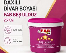 FAB Beş Ulduz daxili divar boyası 25 kq