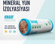 Knauf mineral yun izolyasiya materialı