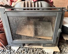 Nordflam Etna 11 kW odun sobası üçün kamin kasseti