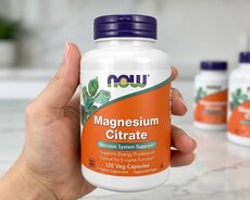 now Foods Magnesium Citrate 120 Kapsul