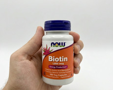 now Foods Biotin 1000 mcg | 100 Kapsul (Amerika) | B9