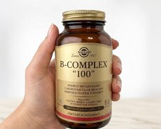 solgar B-Complex "100" Vitamin B (Amerika vita) | B12 | B6