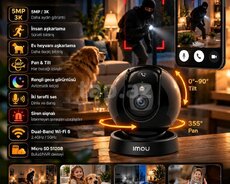 IMOU Rex 3D 5MP  3K 360 Wi-Fi Kamera