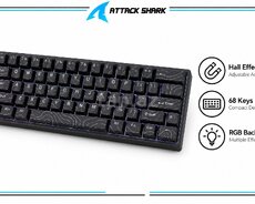 Keyboard Attack Shark X68 HE Black-Contour Line