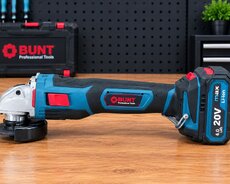 BUNT Professional Tools akkumulyatorlu bucaqslifi - Gərginlik: 20V