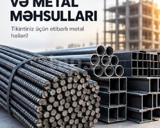 Armatur və digər metal məhsullar