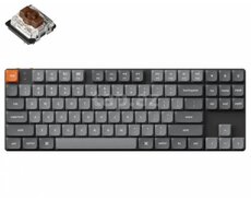 Simsiz oyun klaviaturası Keychron K1 Max Gateron White Backlight Brown Switch (K1M-A3Z-AZ)