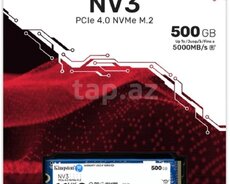 SSD Kingston NV3 500GB PCIe 4.0 NVMe M.2