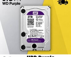 3Tb  HDD 3.5 Western Digital Purple (Ref 0 Saat)