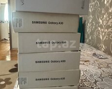 Samsung Galaxy A50, A30 Black 64GB 4GB qutuları