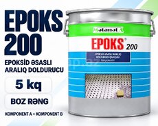 EPOKS 200 Epoksid əsaslı aralıq doldurucu (boz) (Komponent A+Komponent B)