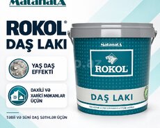 Mətanət A ROKOL daş lakı  yaş daş effekti - 8 kq