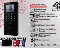Hikvision kart və barmaq izi terminal DS-K1T807EBFWX-E1