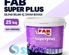 FAB Super Plus (304) silinə bilən mat iç divar boyası 25 kq