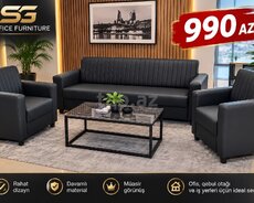 Ofis divanı və kresloları