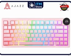 AK820 V2--White peach Switch-Side Character Gradient White Pink