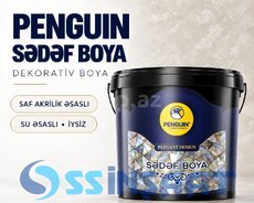 Penguin Sədəf Boya dekorativ boya 15 litr