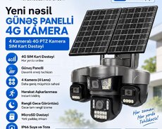 Simkartlı günəş panelli 4G kamera