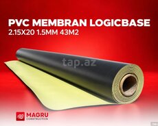 PVC MEMBRAN LOGICBASE 2.15X20 1.5MM 43M2