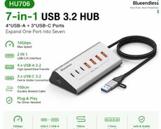 Typec Hub 7in2 typec Power PD