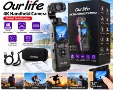 OurLife 4K Gimbal Kamera 64mp Foto 4k Video