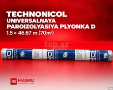 TECHNONICOL UNIVERSAL D buxar izolyasiya plyonkası 70 m