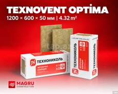 TEXNOVENT OPTIMA 1200X600X50MM 4.32 m