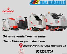 Döşəmə yuyan və süpürən aparatlar