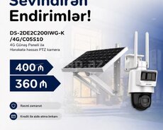 Hikvision günəş paneli 4g kamera