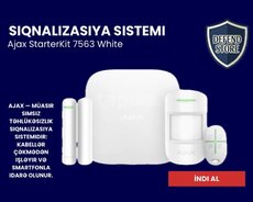 Ajax starterkit siqnalizasiya və təhlükəsizlik sistemi White