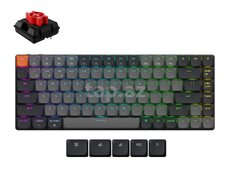 Simsiz oyun klaviaturası Keychron K3 (Version 3) Swappable RGB Backlight Red Switch (K3X-H1-AZ)
