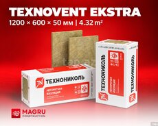TEXNOVENT EKSTRA 1200X600X50MM 4.32 m
